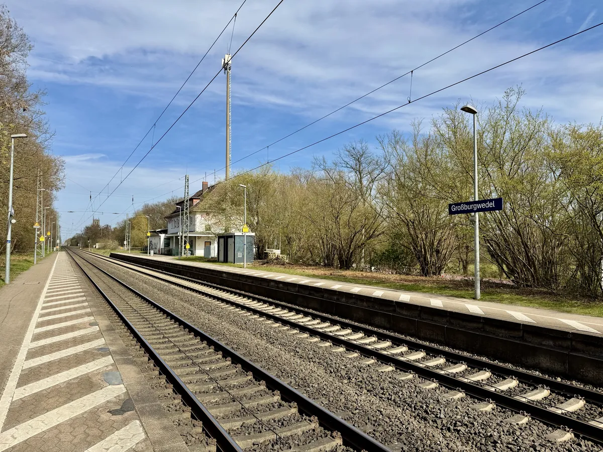 Bahnhof Großburgwedel mit S-Bahn-Anbindung nach Hannover