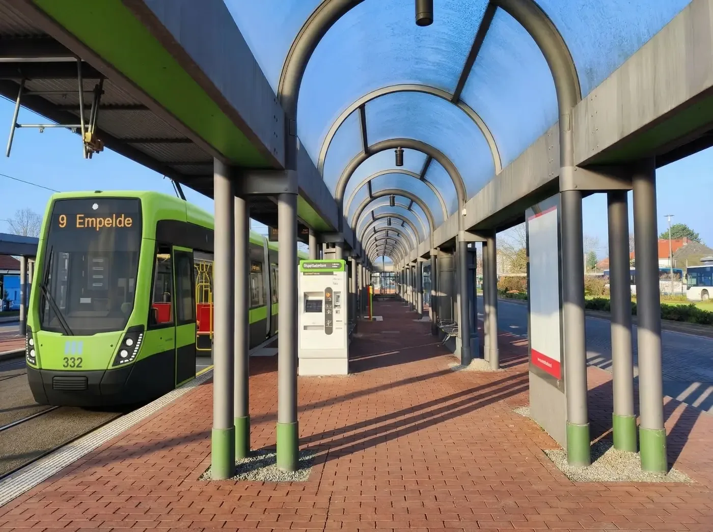 U-Bahn-Endschleife in Empelde