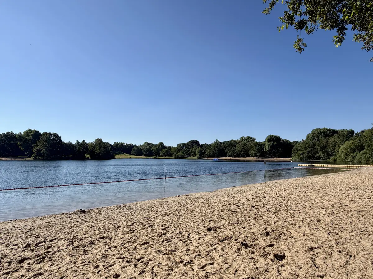 Sandstrand am Silbersee in Langenhagen