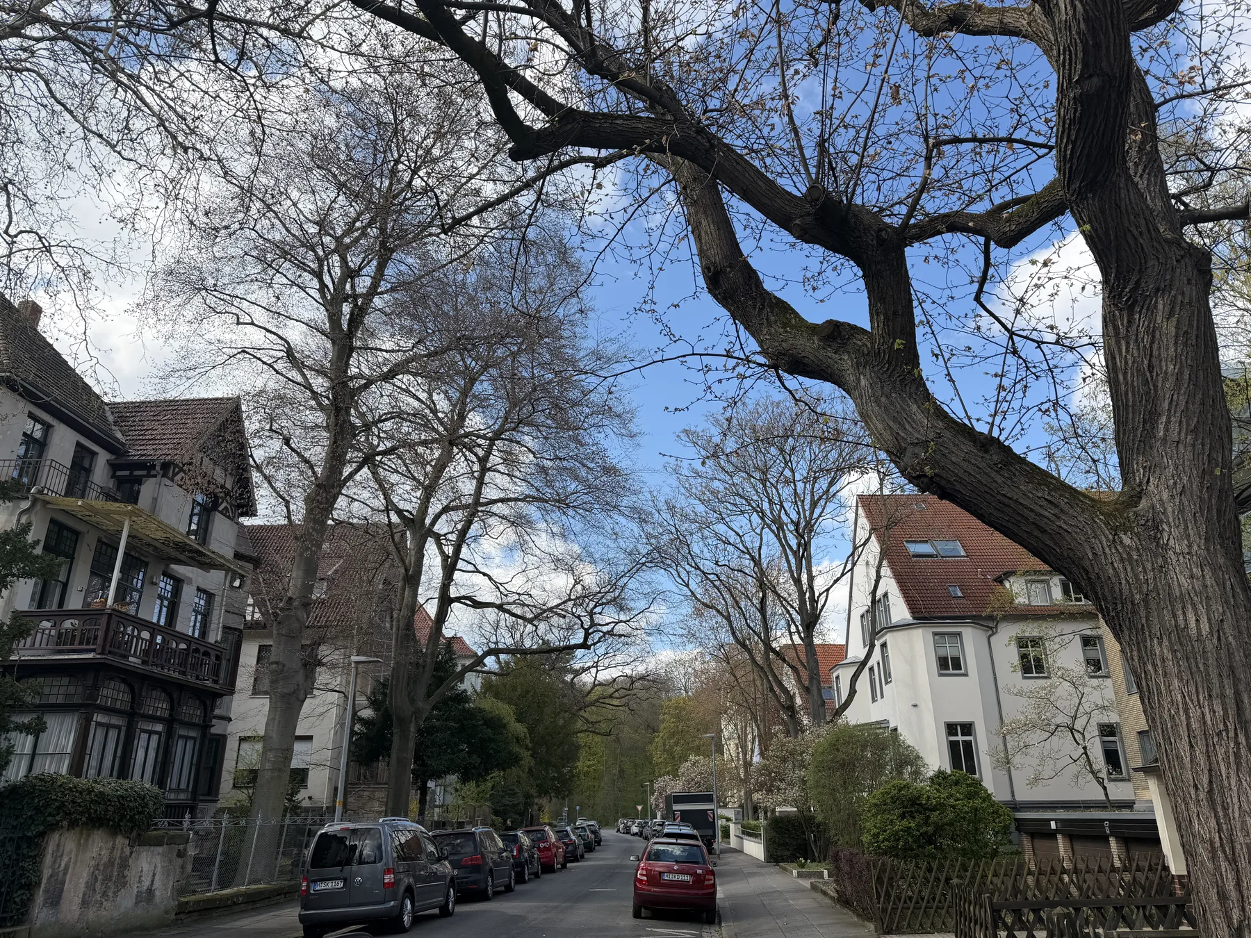 Gr&uuml;nderzeitvillen in der Erwinstra&szlig;e im Zooviertel