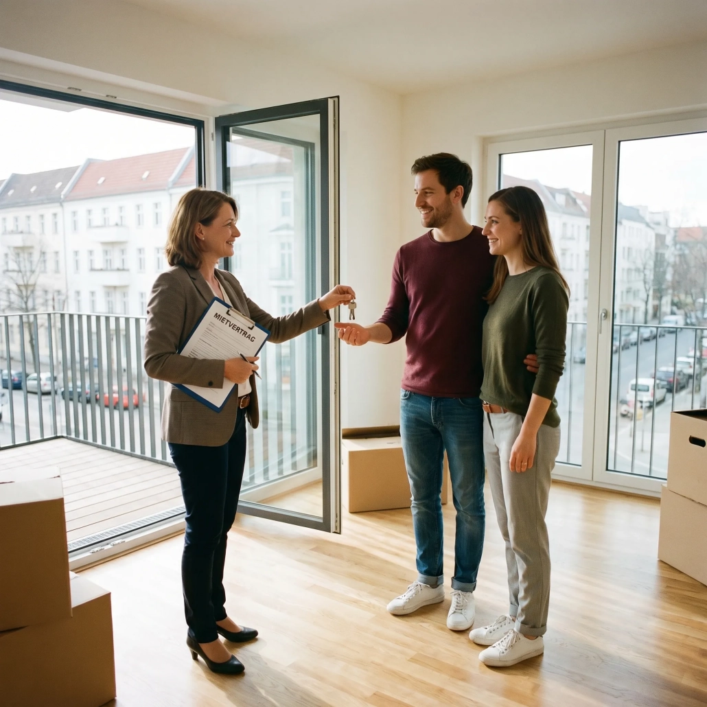 Schlüsselübergabe bei der Vermietung einer Wohnung