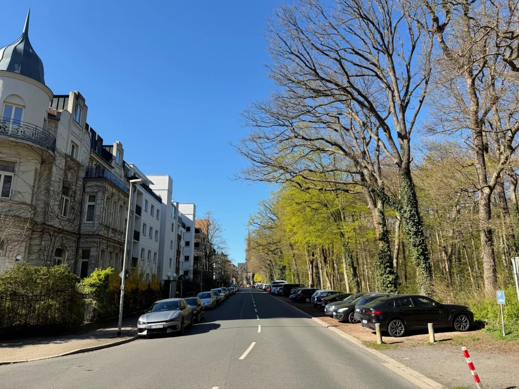 Hohenzollernstraße an der Eilenriede in Hannover List