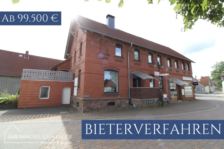 BIETERVERFAHREN: Wohn- und Geschäftshaus in Bakede / Bad Münder, 31848 Bad Münder am Deister / Bakede, Haus