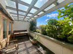 Maisonette über den Dächern von Hannover – 206 m² mit Sauna, Atriumterrasse & Panoramablick - Balkon / Loggia 7. OG
