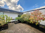Maisonette über den Dächern von Hannover – 206 m² mit Sauna, Atriumterrasse & Panoramablick - Atriumterrasse_